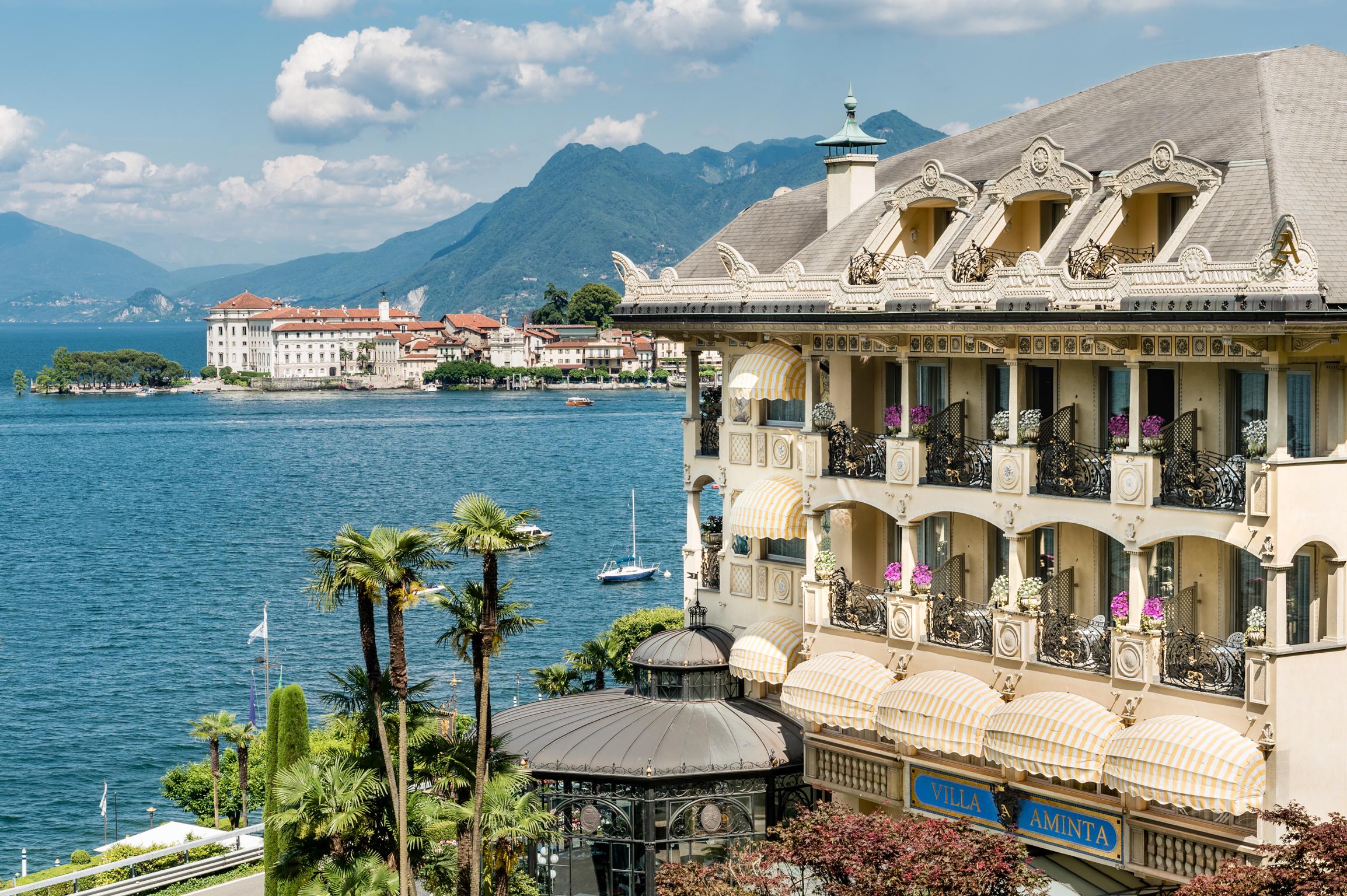 Hotel Villa E Palazzo Aminta Стреза Екстериор снимка